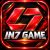 IN7 Game logo with red neon gaming design